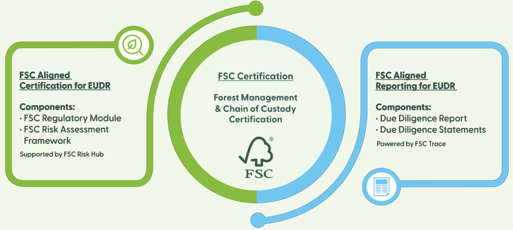 Certification systems can help companies meet sustainability, legality, and due diligence requirements and provide tools to store and process data. However, being certified does not automatically exempt companies from EUDR obligations.