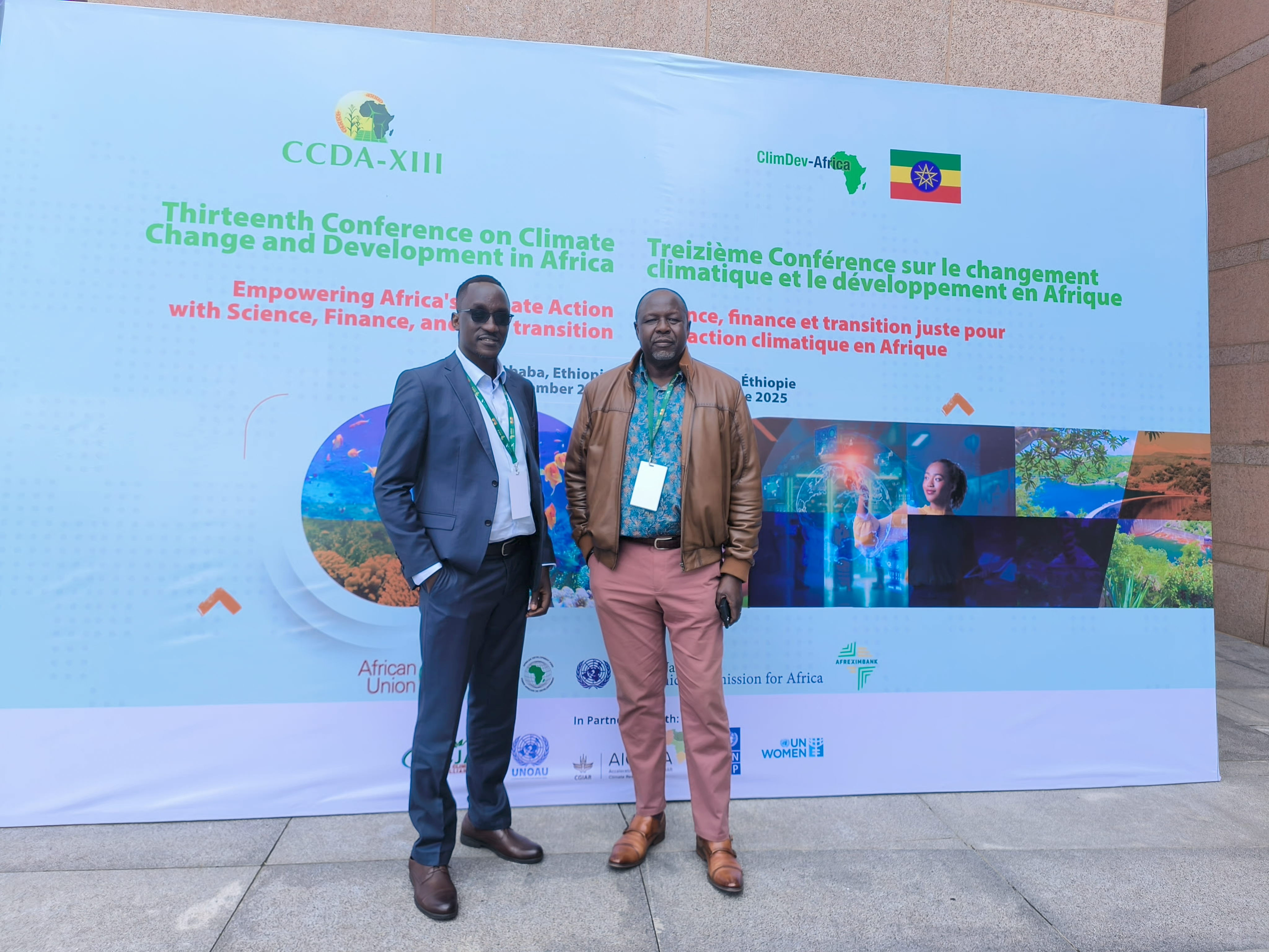 Peter Alele and Harrison Kojwang