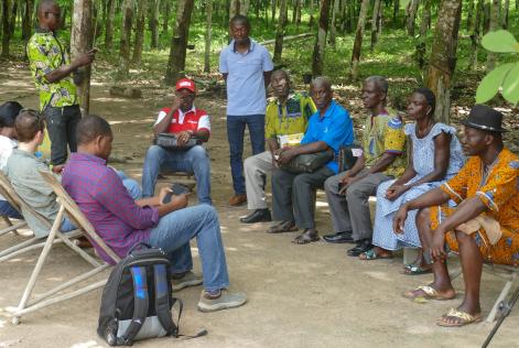 FSC team meets rubber growers in Grand Bassam 