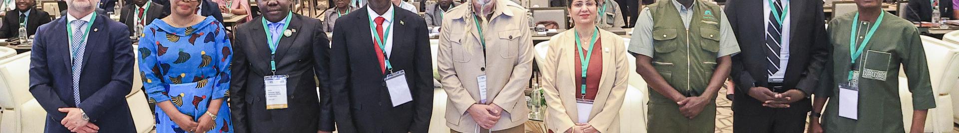 Zamba group photo day 1. From left to right. Mark Jessel, Flore Aurelie Pambo, Emmanuel Tsadok, Douty Chibamba, Rhett Harrison, Subhra Bhattacharjee, Clement Ngoriareng, Peter Alele and Labode Popoola