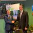 Minister of Forests of Gabon and Kim Carstensen, Executive Director of FSC sign partnership agreement.
